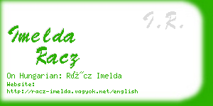 imelda racz business card